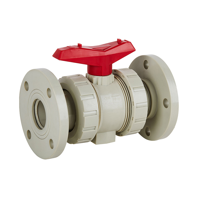 PPH Q41F-10S Flanged Double Union Ball Valve DN15-100 GB Standard