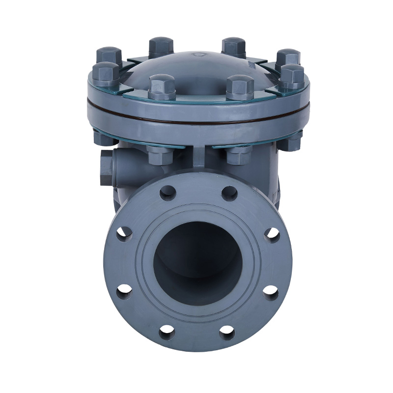 PVC-C H44F-10V Swing Type Check Valve DN15-300 GB Standard