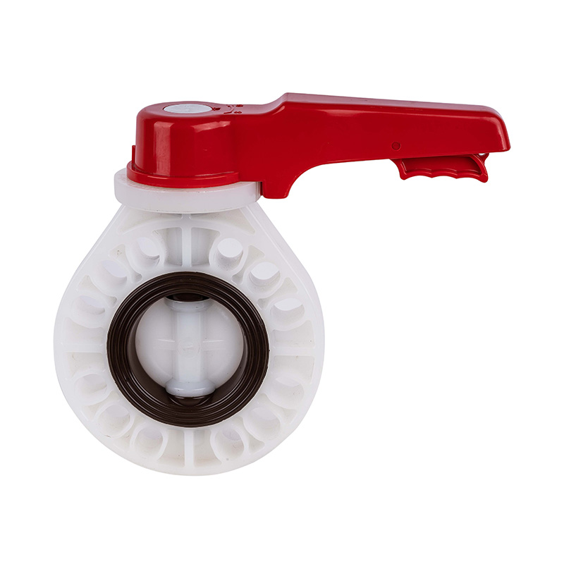 PVDF D71X-10F Hand Wheel Type Butterfly Valve DN15-200 15A-200A JIS Standard