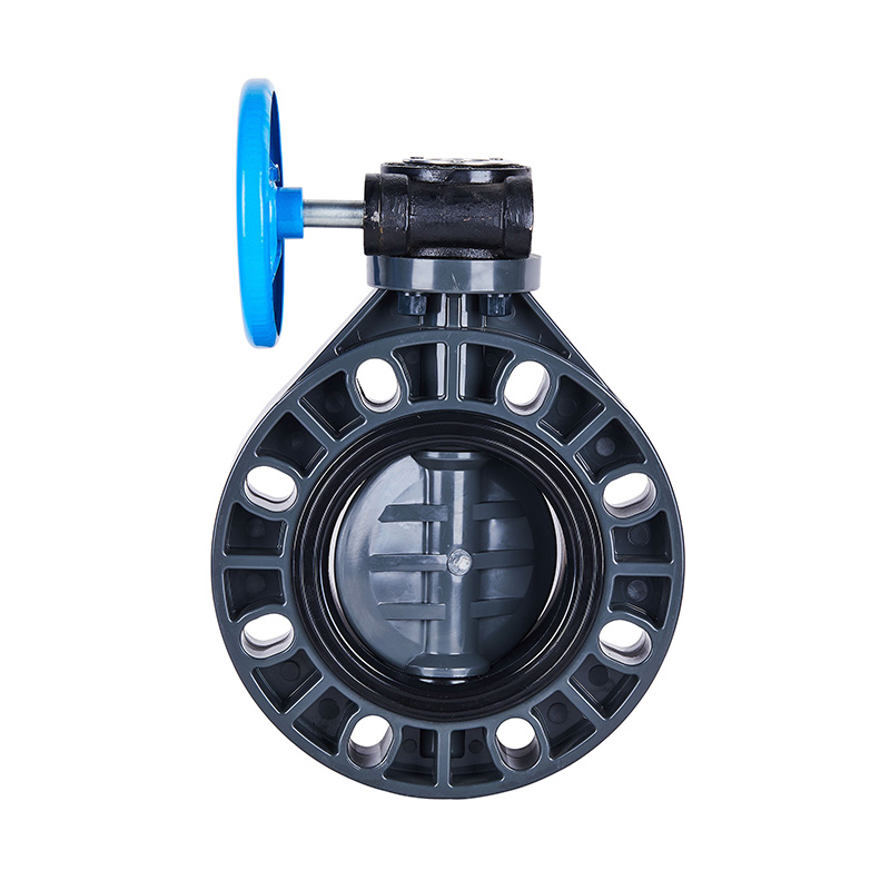 PVC-U D371X-10U Worm-Gear Butterfly Valve DN40-1000 40A-1000A JIS Standard