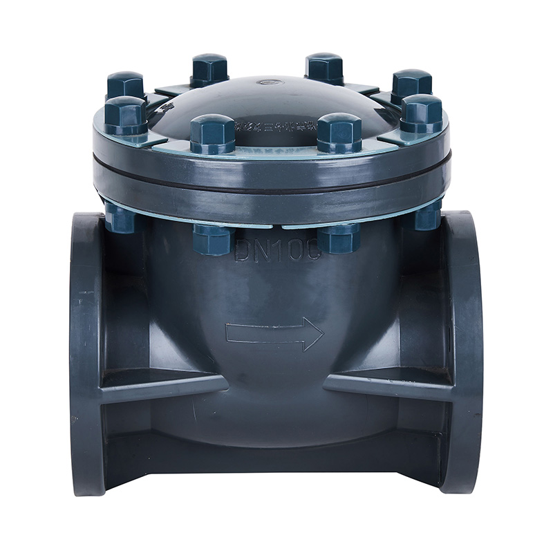 PVC-U H44F-10U Swing Type Check Valve DN15-300 GB Standard