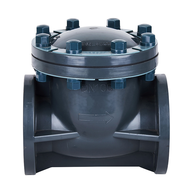 PVC-U H44F-10U Swing Type Check Valve DN15-300 1/2'-12' ANSI Standard