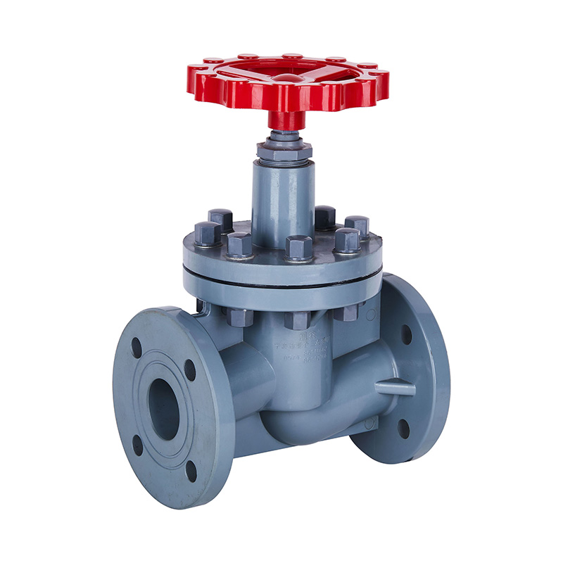 PVC-C J41F-10V Flange Type Globe Valve DN15-150 1/2