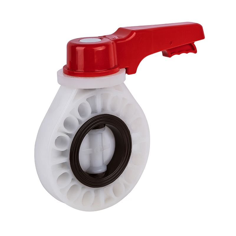 PVDF D71X-10F Handle Butterfly Valve DN40-200 1-1/2'-8' ANSI Standard