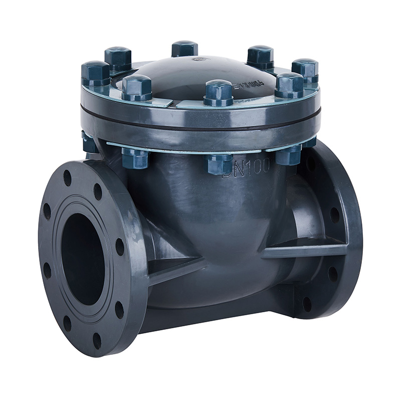 PVC-U H44F-10U Swing Type Check Valve DN15-300 GB Standard