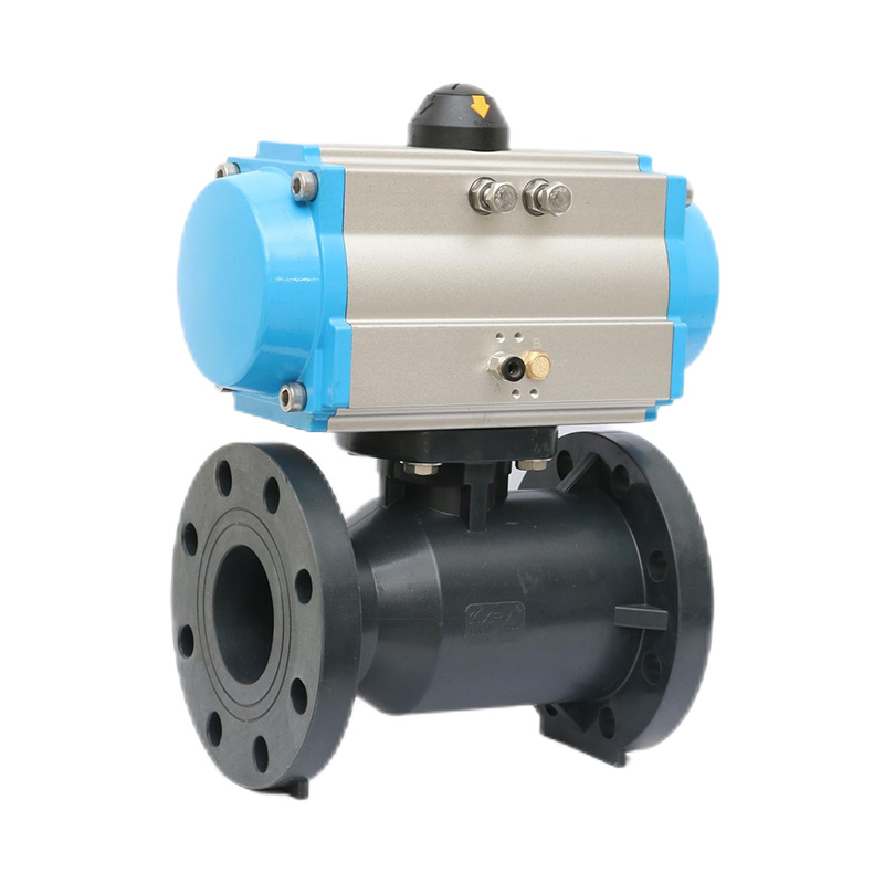 FRPP Q641F-10S Pneumatic Flange Ball Valve DN15-300 GB Standard