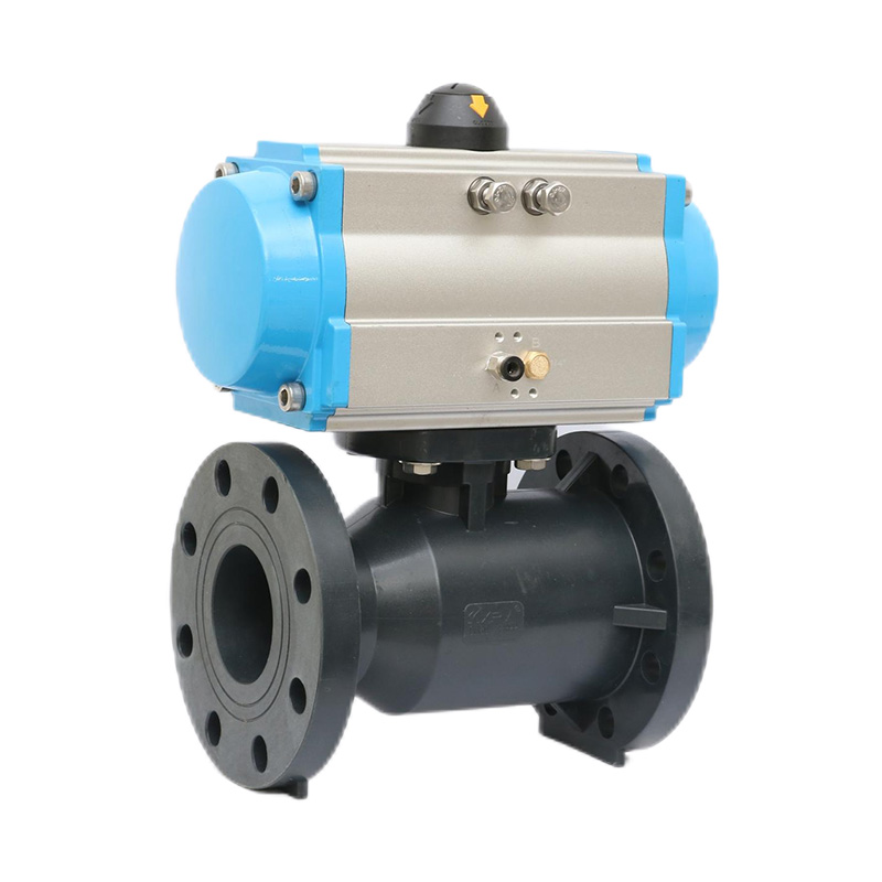 FRPP Q641F-10S Pneumatic Flange Ball Valve DN15-300 1/2'-12' ANSI Standard