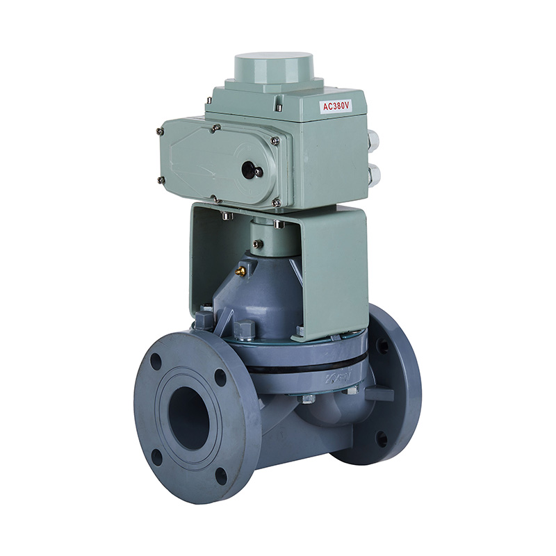 PVC-C G941F-10V Electric Diaphragm Valve DN15-300 GB Standard