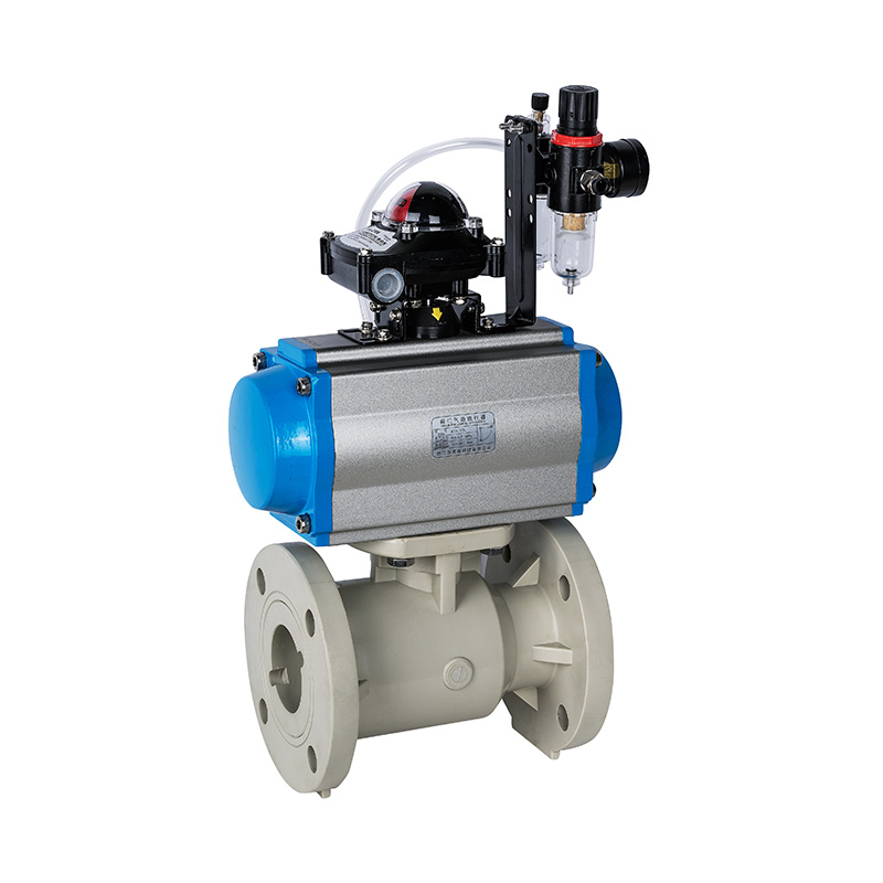 PPH Q641F-10S Pneumatic Flange Ball Valve DN15-300 GB Standard