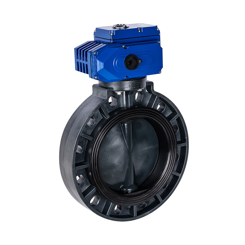 PVC-U D971X-10U Electric Butterfly Valve DN32-1000 1-1/4'-30' ANSI Standard