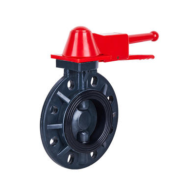 FRPP Hand wheel type butterfly valve